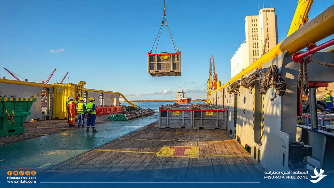 المنطقة الحرة بمصراتة تعزز موقعها كمركز لوجستي لقطاع النفط والغاز عبر اتفاق استثماري مع شركة ميدسيرف ليبيا