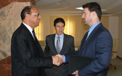 زيارة سعادة السفير التشيكي لدى ليبيا للمنطقة الحرة بمصراتة