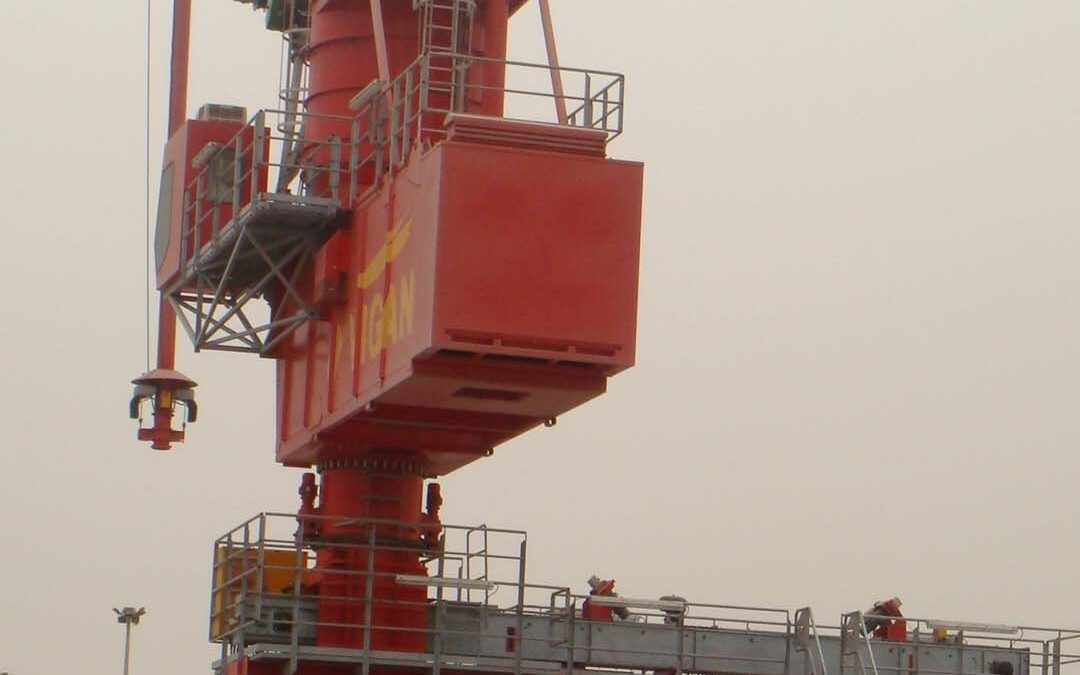 Setting up Two Grain Suction Machines at the port of Misurata Free Zone