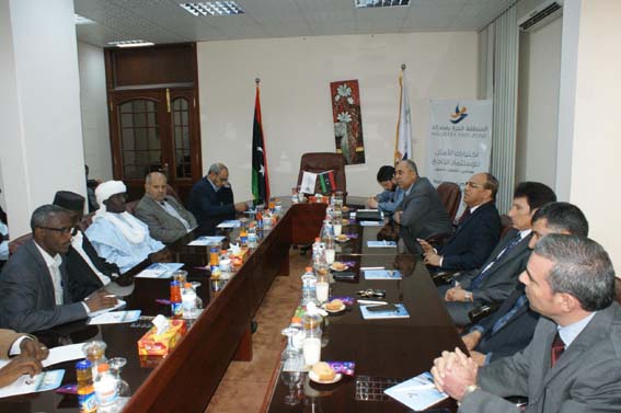 A Tabu delegation Visits Misurata Free Zone