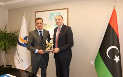 زيارة سفير جمهورية مصر لدى ليبيا للمنطقة الحرة بمصراتة