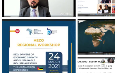 Misurata Free Zone participated in a workshop that was carried out on Wednesday, 24/03/2021, entitled “Special Economic Zones and Assistance in Economic Growth and Industrial Sustainability”. The workshop was administered by the Organization of African Economic Zones through the Zoom application.