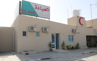 متابعات استئناف العمل داخل العيادة الطبية بميناء المنطقة الحرة بمصراتة.