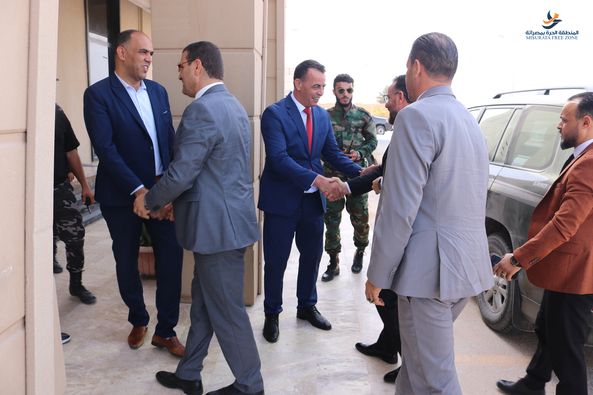 His Excellency the Minister of Industry in the Government of National Unity Visits Misurata Free Zone